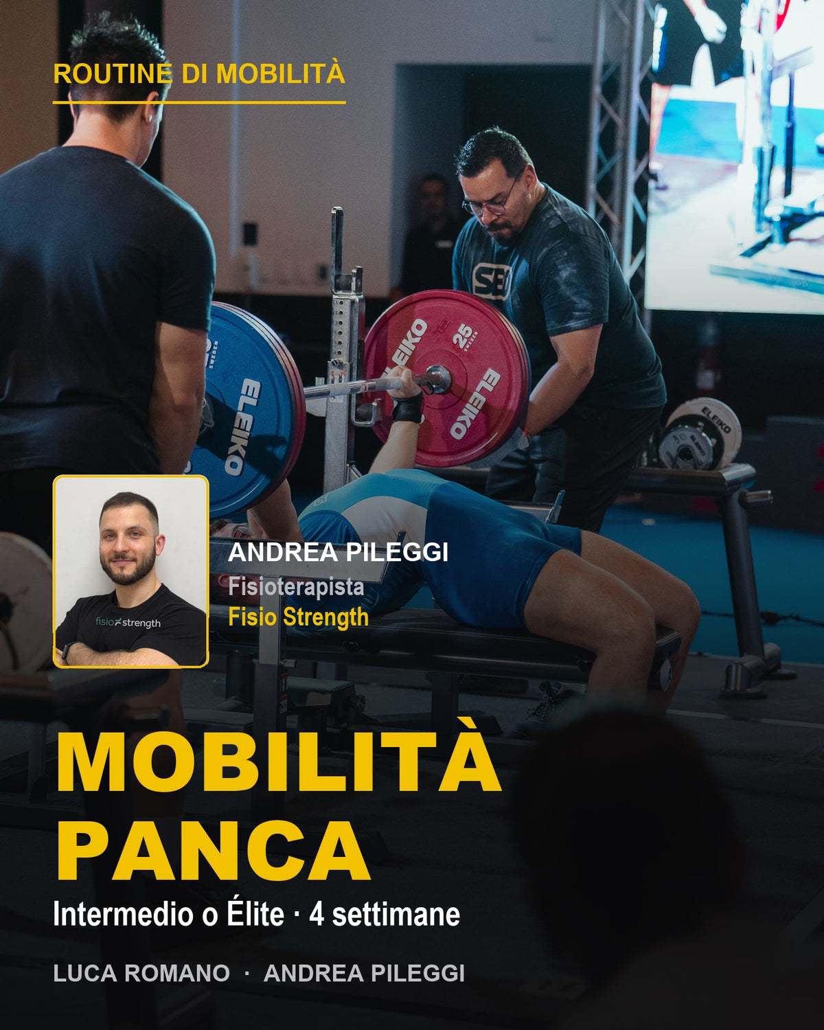 Routine di mobilità per la panca piana, con Andrea Pileggi