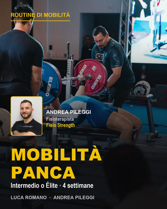 Routine di mobilità per la panca piana, con Andrea Pileggi