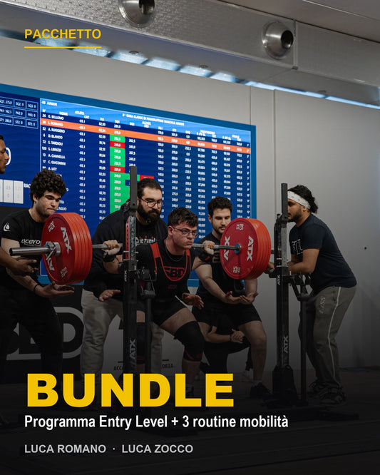 Bundle Entry Level: programma + 3 routine di mobilità