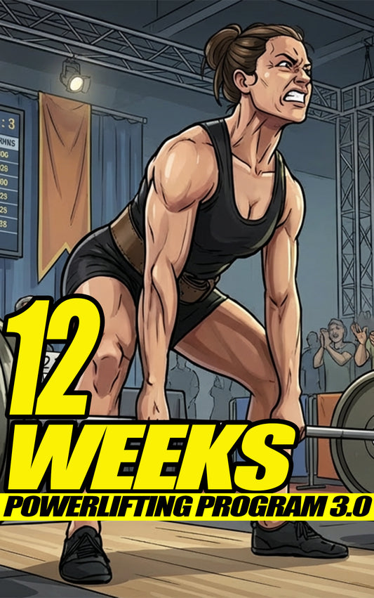 12 WEEKS WOMEN POWERLIFTING PROGRAM (versione 3.0)